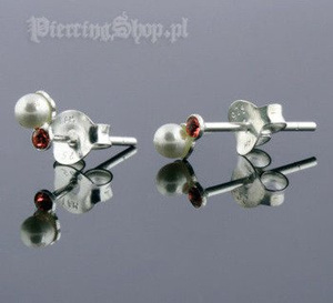 kolczyki do uszu PERŁA CZER