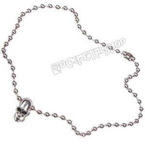 naszyjnik kulkowy CZASZKA Ø6mm