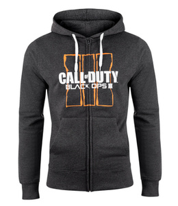 bluza CALL OF DUTY BLACK OPS III - GAME LOGO, rozpinana z kapturem