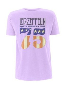 koszulka LED ZEPPELIN - NORTH AMERICA 75' ORCHID