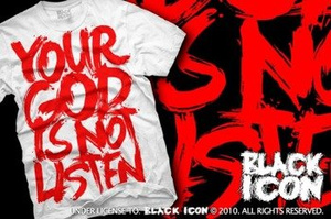 koszulka BLACK ICON - YOUR GOD biała (MICON108 WHITE)