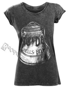 bluzka damska AC/DC - HELLS BELLS ACID WASH