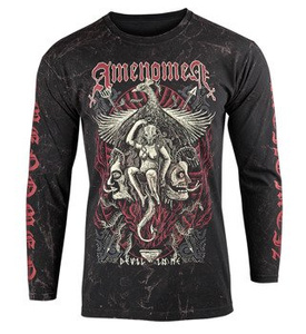 longsleeve AMENOMEN - DEVIL IN ME (OMEN150LO ALLPRINT BROWN)