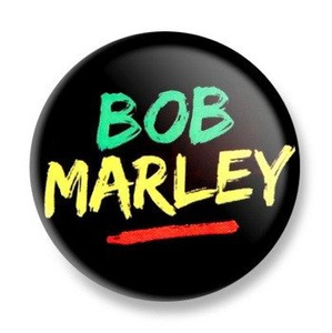 przypinka BOB MARLEY Ø25mm
