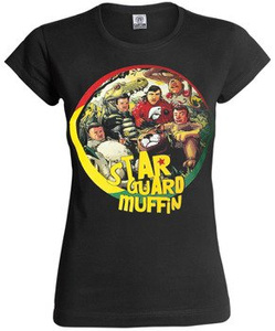 bluzka damska STAR GUARD MUFFIN - SZANUJ czarna