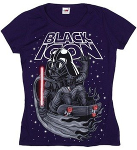 bluzka damska BLACK ICON - VADER (DICON134 VIOLET)