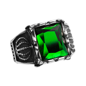 pierścień CROWN (green)