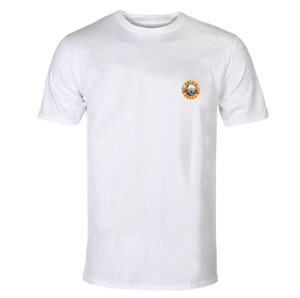 koszulka GUNS N' ROSES - CLASSIC LOGO WHITE, USZKODZONA