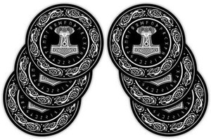 podkładka pod kubek THOR'S HAMMER 6 szt