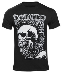 koszulka THE EXPLOITED - MOHICAN SKULL