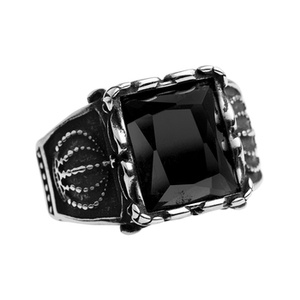 pierścień CROWN (black)