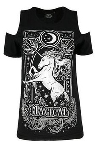 bluzka damska MAGICAL UNICORN GREY