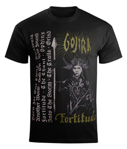 koszulka GOJIRA - FORTITUDE TRACKLIST bawełna organiczna
