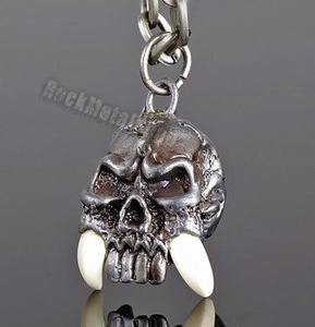 wisior + łańuch CZASZKA