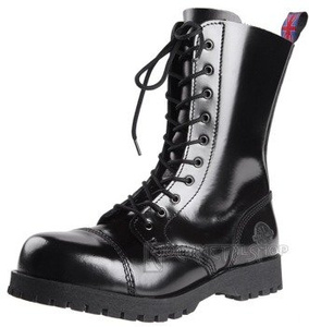 glany NEVERMIND - CZARNE (10 dziurek) polerowane ocieplane