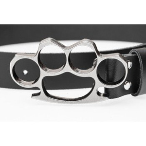 pas FINGER skóra naturalna