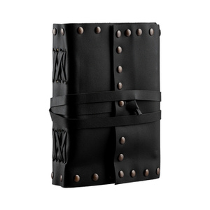 notes/zeszyt w skórzanej oprawie SPELL BOOK