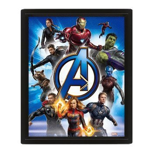 obraz w ramie 3D AVENGERS: ENDGAME - TO ACTION