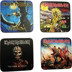 podstawki pod piwo IRON MAIDEN  4 szt