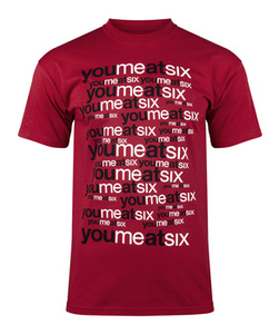 koszulka YOU ME AT SIX - REPEATING LOGO