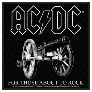 naszywka AC/DC - FOR THOSE ABOUT TO ROCK