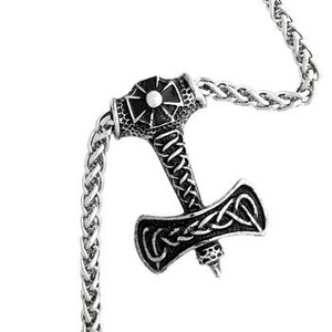 wisior + łańcuch MŁOT THORA