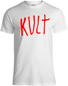 koszulka KULT - LOGO (BIAŁA)
