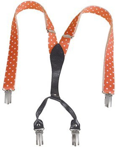 szelki damskie pomarańczowe, 25 mm