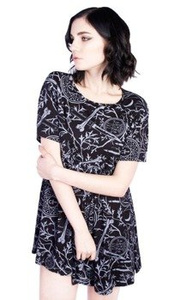 sukienka DISTURBIA - FOREST DRESS