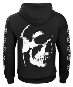 bluza SKULL IN HEADPHONES rozpinana, z kapturem