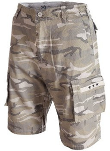 spodnie bojówki krótkie SURPLUS STARS BERMUDA woodland