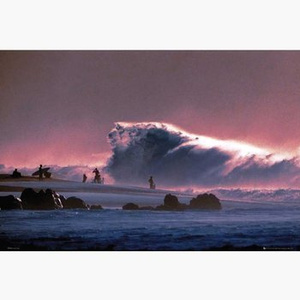 plakat SURFERZY, SURFING - WIELKA FALA - BIG WAVE