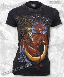 bluzka damska SHIROI NEKO/MODERMIZZINE - (BLACK)