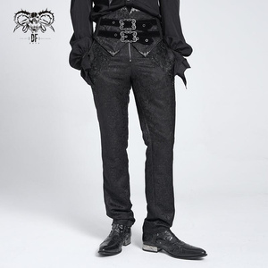 spodnie męskie DEVIL FASHION - BLACK GOTHIC VINTAGE