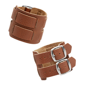 pieszczocha GŁADKA na 2 paski brązowa