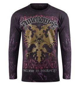 longsleeve AMENOMEN - EAGLE SATAN (OMEN161LO ALLPRINT PURPLE)