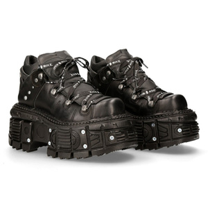 buty NEW ROCK ITALI NEGRO, ITALI NEGRO, TANK NEGRO TORNILLOS [M-TANK106NLACE-C1]
