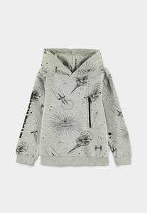 bluza chłopięca STAR WARS -  GWIAZDA ŚMIERCI I STATKI KOSMICZNE z kapturem