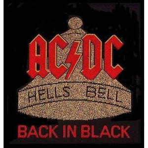 naszywka AC/DC - BACK IN BLACK