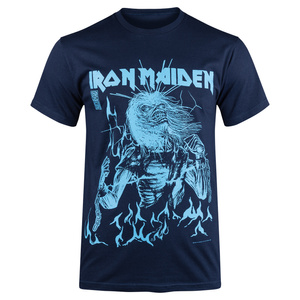 koszulka IRON MAIDEN - LIFE AFTER DEATH FLAMES navy