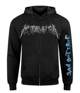 bluza METALLICA - SAD BUT TRUE, rozpinana z kapturem