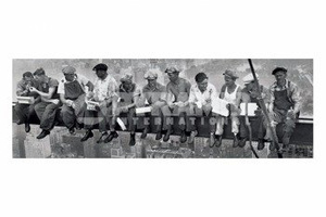 plakat LUNCH ON A SKYSCRAPER