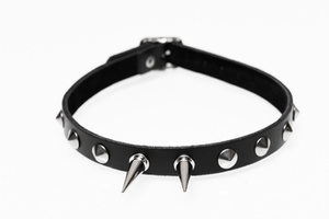 obroża 1-rzędowa - SPIKE + CONE STUD