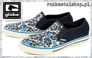 buty GLOBE - GOTTI CABRIOLET - NAVY SKULLS BISCUS [GBGOTC]