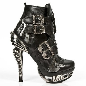buty NEW ROCK  NOMADA NEGRO, PULIK ACERO, MAGNETO ACERO [MAG005-S1]