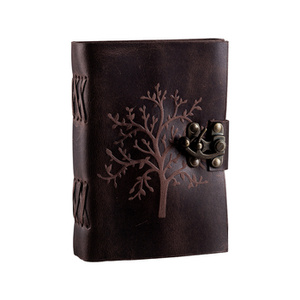 notes/zeszyt w skórzanej oprawie CELTIC TREE