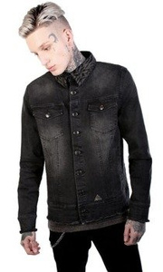 kurtka DISTURBIA - TRASH DENIM, jeansowa