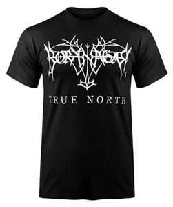 koszulka BORKNAGAR - TRUE NORTH WHITE LOGO