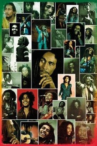 plakat BOB MARLEY - PHOTO COLLAGE
