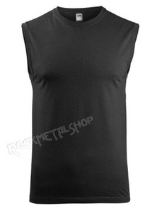 bezrękawnik FRUIT OF THE LOOM - BLACK bez nadruku